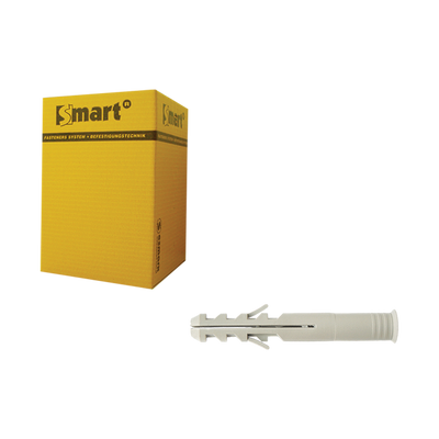 pgb-Europe SMART | Lange nylon plug 1 vleugel VK Ø 14x135 | 50 st SM0SCPN001401353