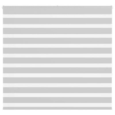 VidaXL Zebra rolgordijn 165x150 cm stofbreedte 160,9 cm lichtgrijs