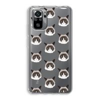 It's a Purrr Case: Xiaomi Redmi Note 10S Transparant Hoesje