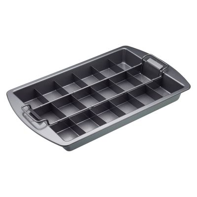 Chicago Metallic Bakvorm Brownies 23 X 33 X 4 Cm Aluminium Grijs