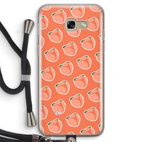 Just peachy: Samsung Galaxy A5 (2017) Transparant Hoesje met koord