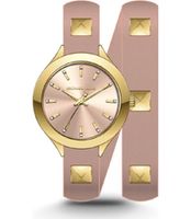Horlogeband Michael Kors MK2681 Onderliggend Leder Roze 14mm - thumbnail