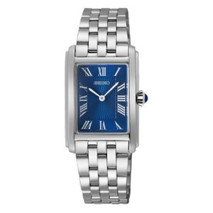 Seiko SWR085P1 Horloge staal zilverkleurig-blauw 2 mm