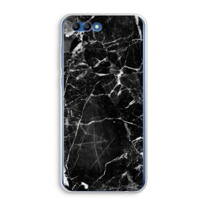 Zwart Marmer 2: Honor 10 Transparant Hoesje