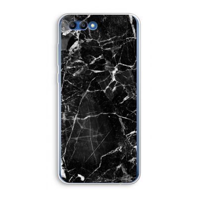 Zwart Marmer 2: Honor 10 Transparant Hoesje