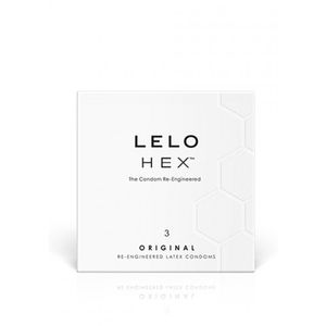 LELO - Hex Condooms Original 3 Pack