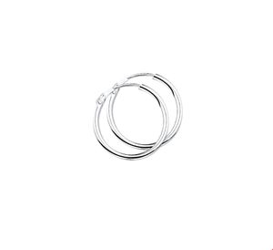 TFT Creolen Ronde Buis Zilver Glanzend 2 mm x 17 mm