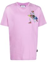 Philipp Plein t-shirt en coton Hawaii à imprimé graphique - Violet