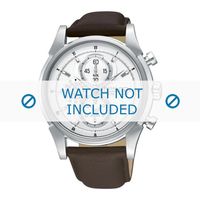 Pulsar horlogeband PF3941X1 / YM62 X227 / YM62 X228 Leder Bruin 22mm + bruin stiksel - thumbnail
