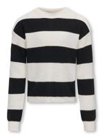 Kids ONLY winter sweater meisjes - wit - KogFranca - loose fit, gebreid