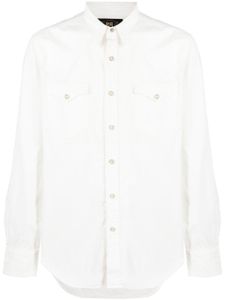 Ralph Lauren RRL chemise en coton à manches longues - Blanc