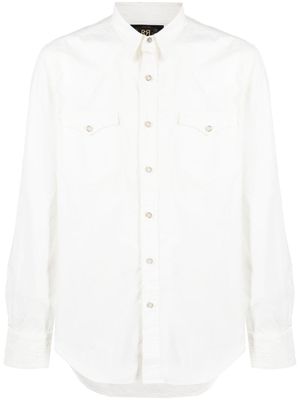 Ralph Lauren RRL chemise en coton à manches longues - Blanc
