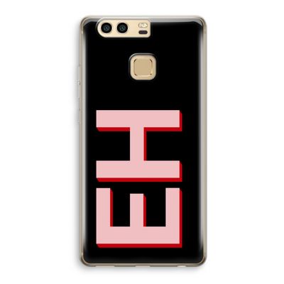 Monogram: Huawei P9 Transparant Hoesje