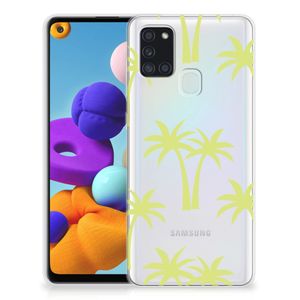Samsung Galaxy A21s TPU Case Palmtrees
