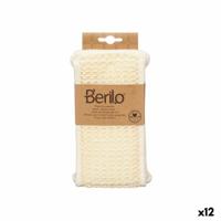 Massagespons Berilo B7083-16 Wit (12 Stuks)