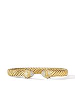 David Yurman bracelet Cable Spiral en or 18ct serti de diamants - thumbnail