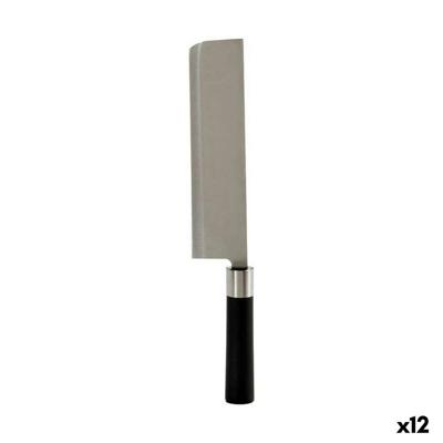 Groot kookmes Kinvara KT11-5604S08 KT11-5604S08 Zwart Zilverkleurig Roestvrij staal Plastic 5,6 x 2,5 x 33 cm 33 x 2,5 x 5,6 cm