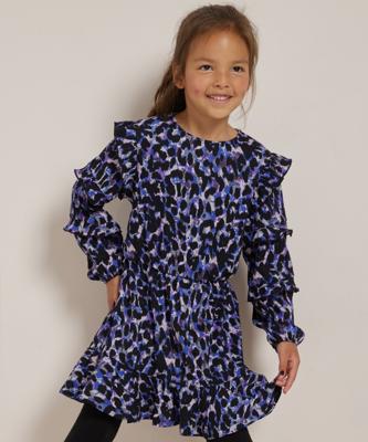 jurk met mouwruches jurk met mouwruches