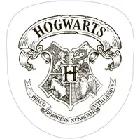 Harry Potter Hogwarts logo sierkussen wit 34X36 cm