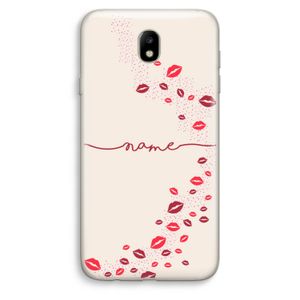 Kusjes: Samsung Galaxy J7 (2017) Transparant Hoesje