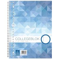 EcoLabel Collegeblok 23r a4 gelijnd 22x29,5cm 5st