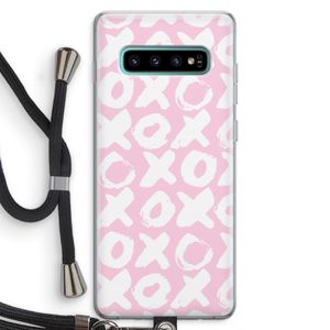 XOXO: Samsung Galaxy S10 Plus Transparant Hoesje met koord