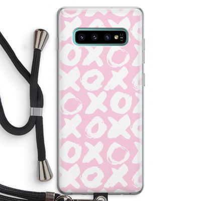 XOXO: Samsung Galaxy S10 Plus Transparant Hoesje met koord