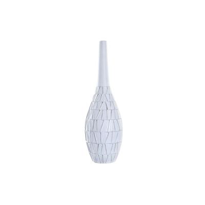 Vaas DKD Home Decor Wit Hars Modern (19 x 19 x 60 cm)
