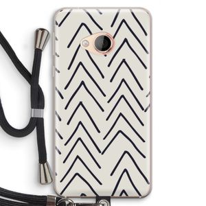 Marrakech Arrows: HTC U Play Transparant Hoesje met koord