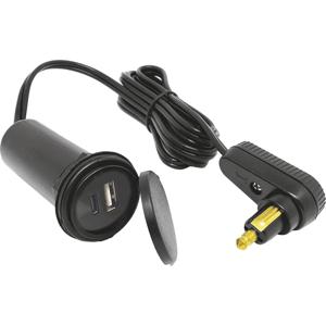 BAAS USB17 Tankrugzak-kabel USB-A/USB-C Stroombelasting (max.): 7.2 A 12 V