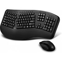 Adesso Tru-Form 1500 toetsenbord RF Draadloos QWERTY Engels Zwart - thumbnail