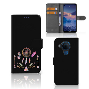 Nokia 5.4 Leuk Hoesje Boho Dreamcatcher