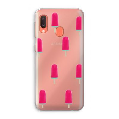 Waterijsje: Samsung Galaxy A20e Transparant Hoesje