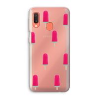 Waterijsje: Samsung Galaxy A20e Transparant Hoesje