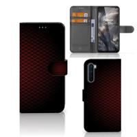 OnePlus Nord | Telefoon Hoesje | Geruit Rood | Portemonnee hoesje