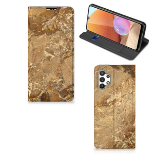 Samsung Galaxy A32 4G | A32 5G Enterprise Editie Standcase Marmer Creme