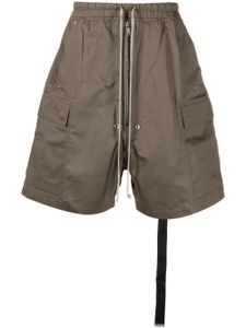 Rick Owens DRKSHDW short cargo à lien de resserrage - Gris