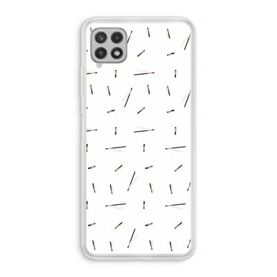 Hipster stripes: Samsung Galaxy A22 4G Transparant Hoesje