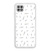 Hipster stripes: Samsung Galaxy A22 4G Transparant Hoesje