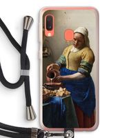 The Milkmaid: Samsung Galaxy A20e Transparant Hoesje met koord