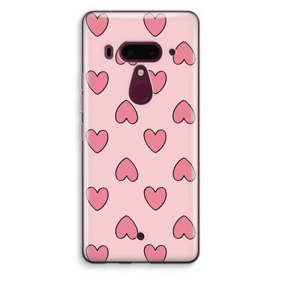Ondersteboven verliefd: HTC U12+ Transparant Hoesje