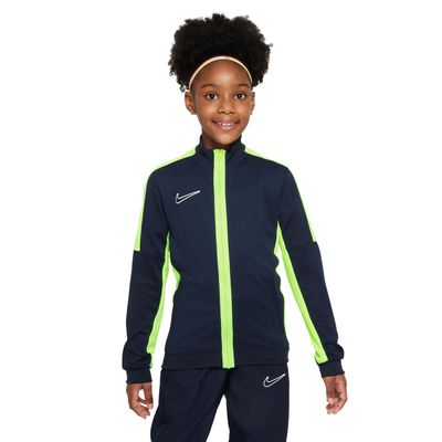 Nike Dri-FIT Academy 23 Trainingsjack Full-Zip Kids Donkerblauw Geel Wit