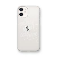 Don't call: iPhone 12 mini Transparant Hoesje