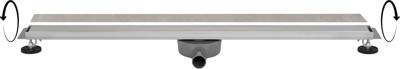 Ben Reversible douchegoot inzetbaar met tegel of meegeleverd rooster 90cm rvs