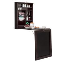 Wandtafel Inklapbaar Wandklaptafel met Tafel Multifunctionele Bartafel Eettafel Wandmontage Klapbureau Keukentafel Laptoptafel (3 Kleuren)