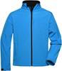 James & Nicholson JN135 Men´s Softshell Jacket - Aqua - 3XL