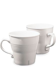 Seletti lot de 2 tasses en porcelaine - Blanc