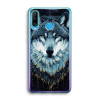Darkness Wolf: Huawei P30 Lite Transparant Hoesje