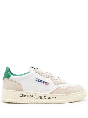 Autry baskets Medalist en cuir - Blanc