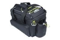 Basil Miles XL Pro MIK Fietstas 9-36L - Black/Lime - Uitbreidbaar & Waterdicht